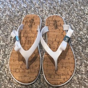 Girls Michael Kors flip flops